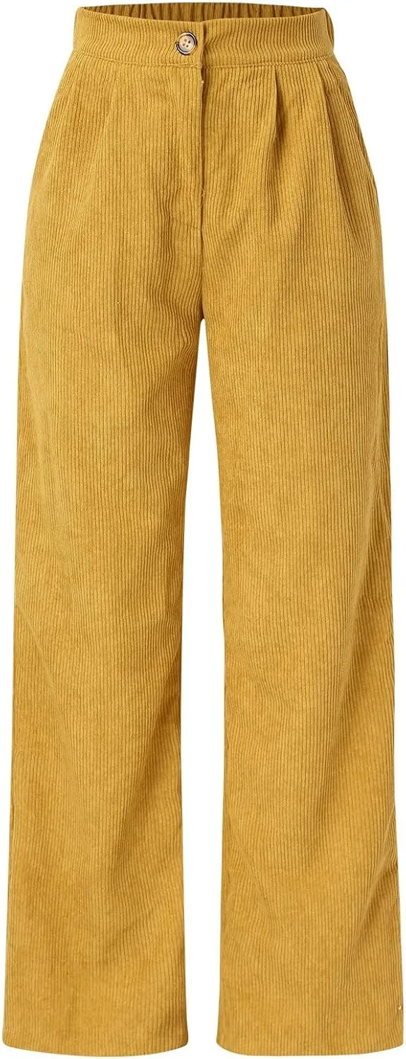 Womens Cargo Sweatpants Winter Velour Yoga Capris with Pockets High Waisted Flare Leggings