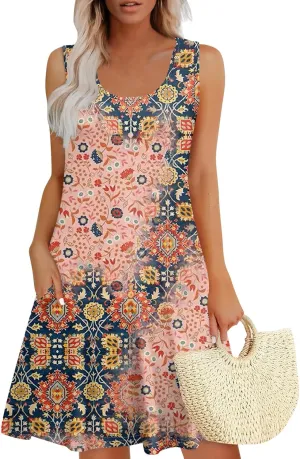 Women's Casual Dresses, Short Sleeve Tie V Neck Ruffled Midi Flowy Dress Women's V Neck Short Sleeve Summer Maxi Dress