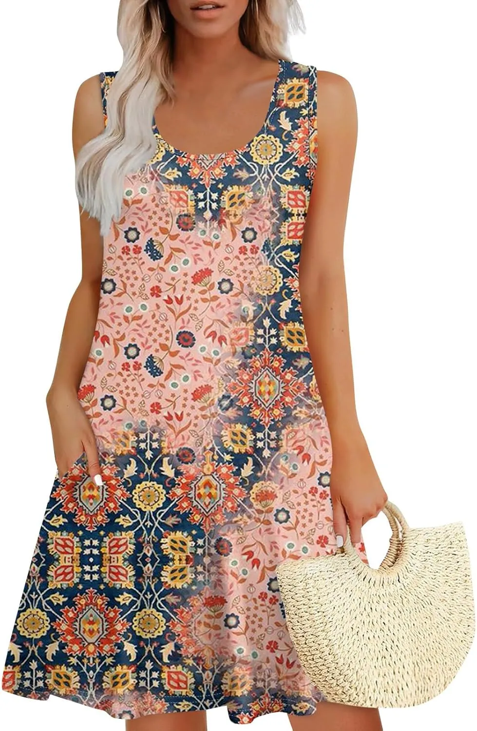 Women's Casual Dresses, Short Sleeve Tie V Neck Ruffled Midi Flowy Dress Women's V Neck Short Sleeve Summer Maxi Dress