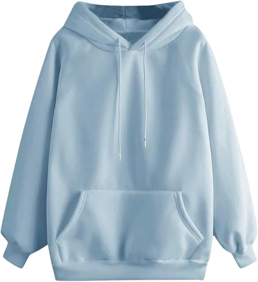 Womens Hoodies Oversized Sweatshirts Pullover Fashion Autumn And Winter Color Gradient Printing Casual Pockets Long