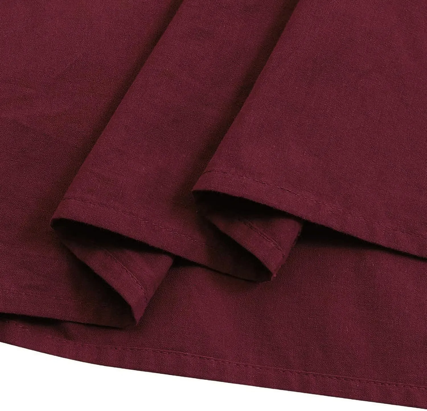 Womens Midi Skirts Elastic Waist Pleated Skirt A Line Flowy Swing Tiered Long Skirt Casual FAL Winter Maxi Skirt