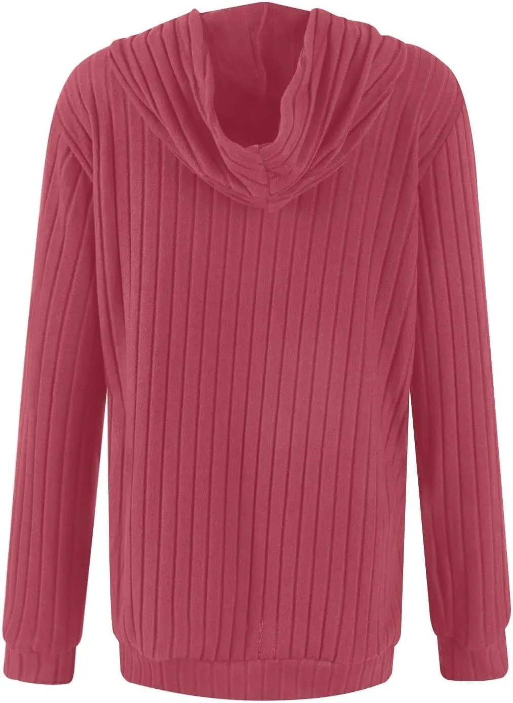 Womens Sweatshirt 2024 Oversized Hoodies Long Sleeve Shirts Kangaroo Pocket Fashion Knit Hoodies Fall Pullover Sweatshirts