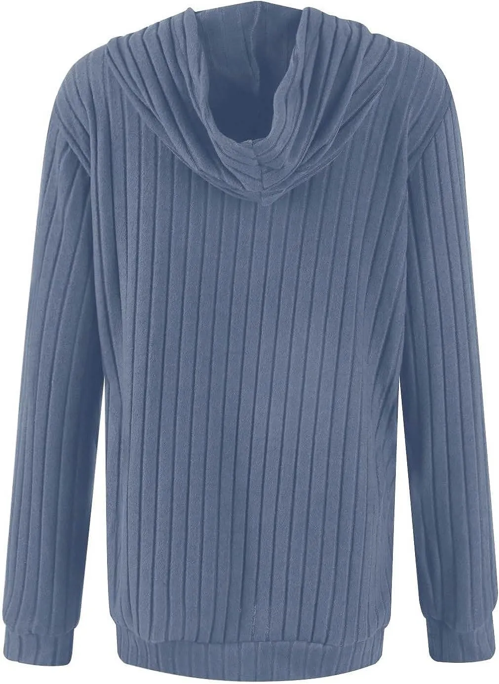 Womens Sweatshirt 2024 Oversized Hoodies Long Sleeve Shirts Kangaroo Pocket Fashion Knit Hoodies Fall Pullover Sweatshirts