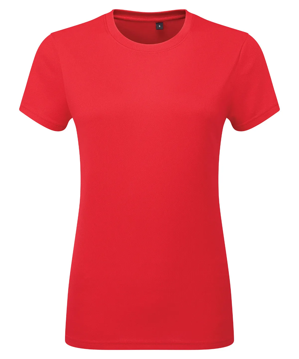 Womens TriDri® textured recycled tee | Fire Red