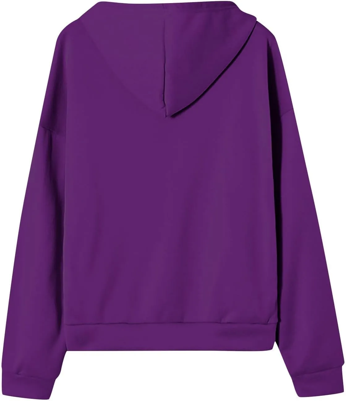 Womens Zip Up Hoodies Casual Long Sleeve Sweatershirts Oversized Drawstring Jackets with Pockets