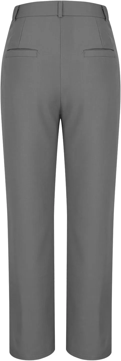 Work Pants for Women 2025 High Waist Stretch Comfy Straight Leg Dress Long Pants Trendy Casual Business Suit Trouser