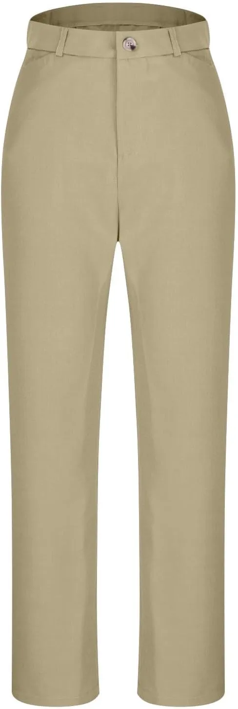 Work Pants for Women 2025 High Waist Stretch Comfy Straight Leg Dress Long Pants Trendy Casual Business Suit Trouser