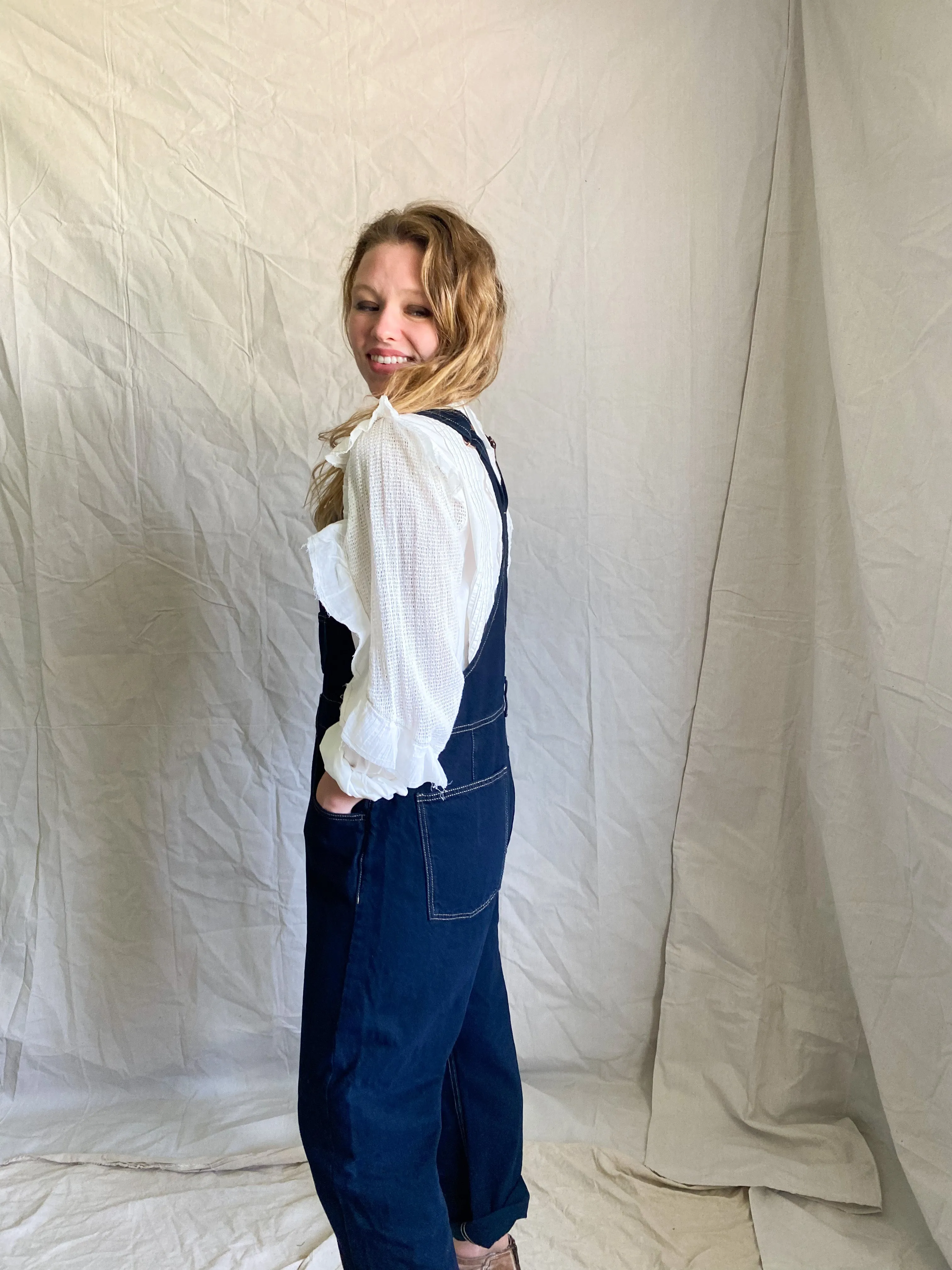 Ziggy denim overall blue black