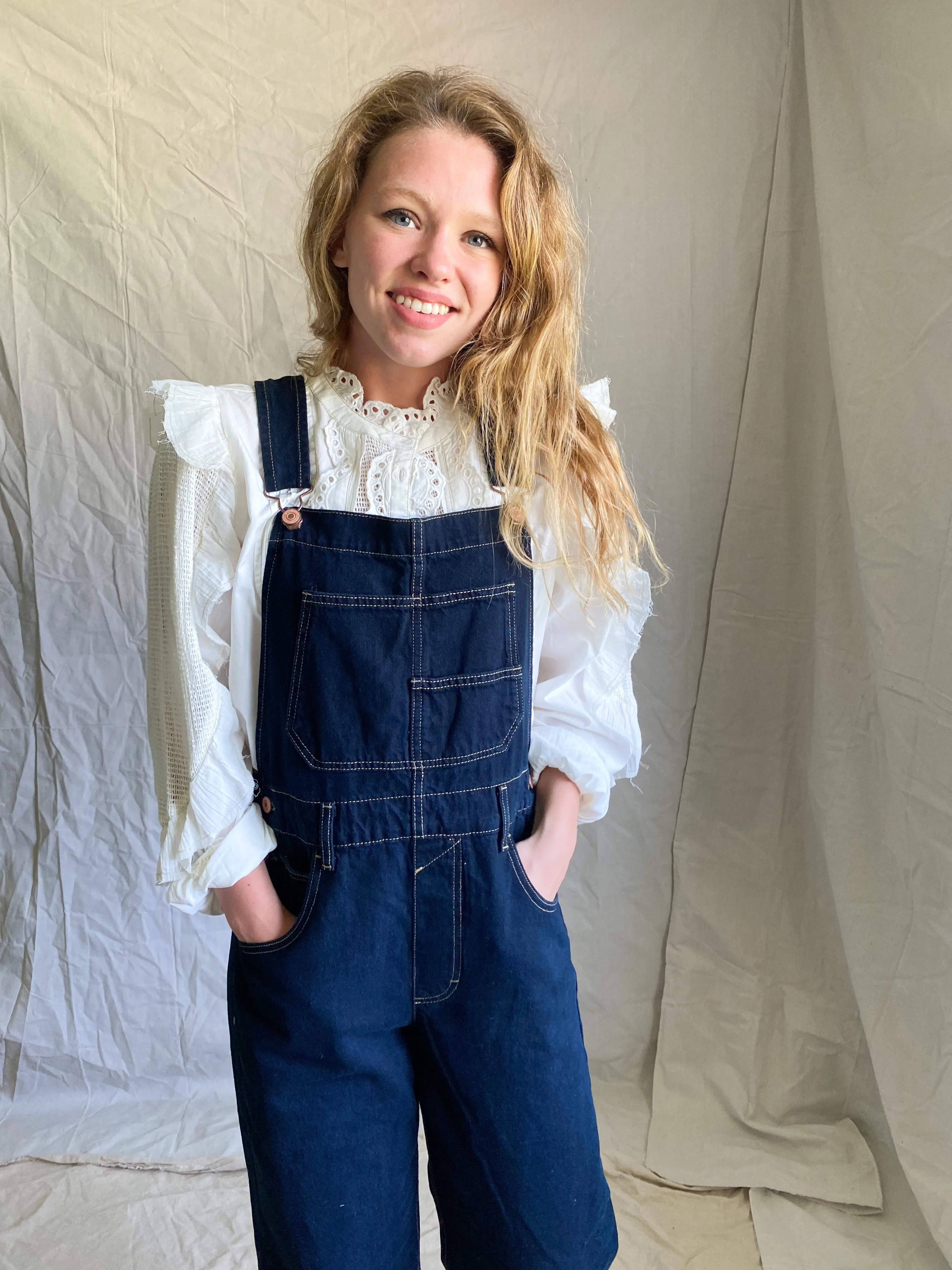 Ziggy denim overall blue black