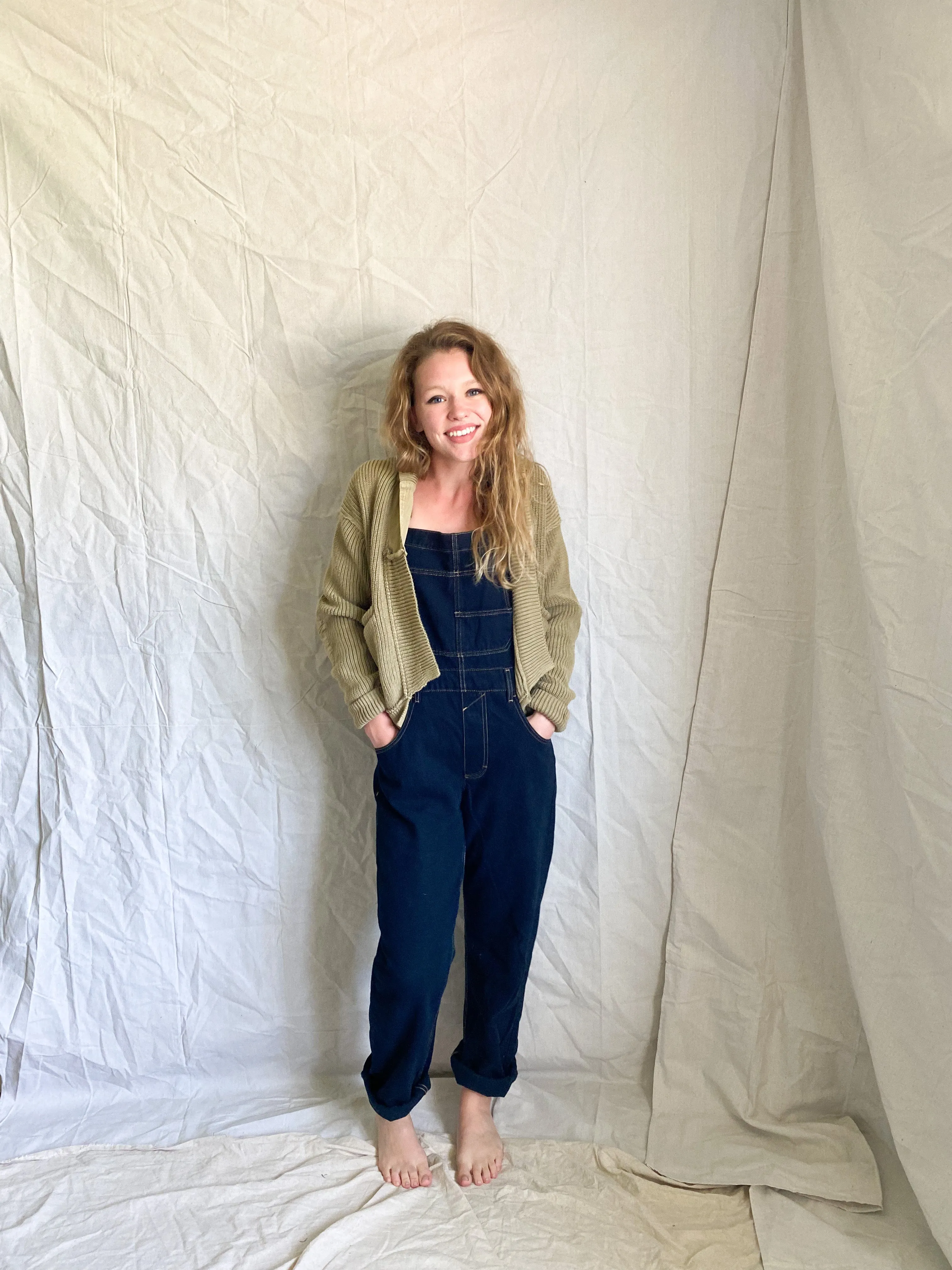 Ziggy denim overall blue black