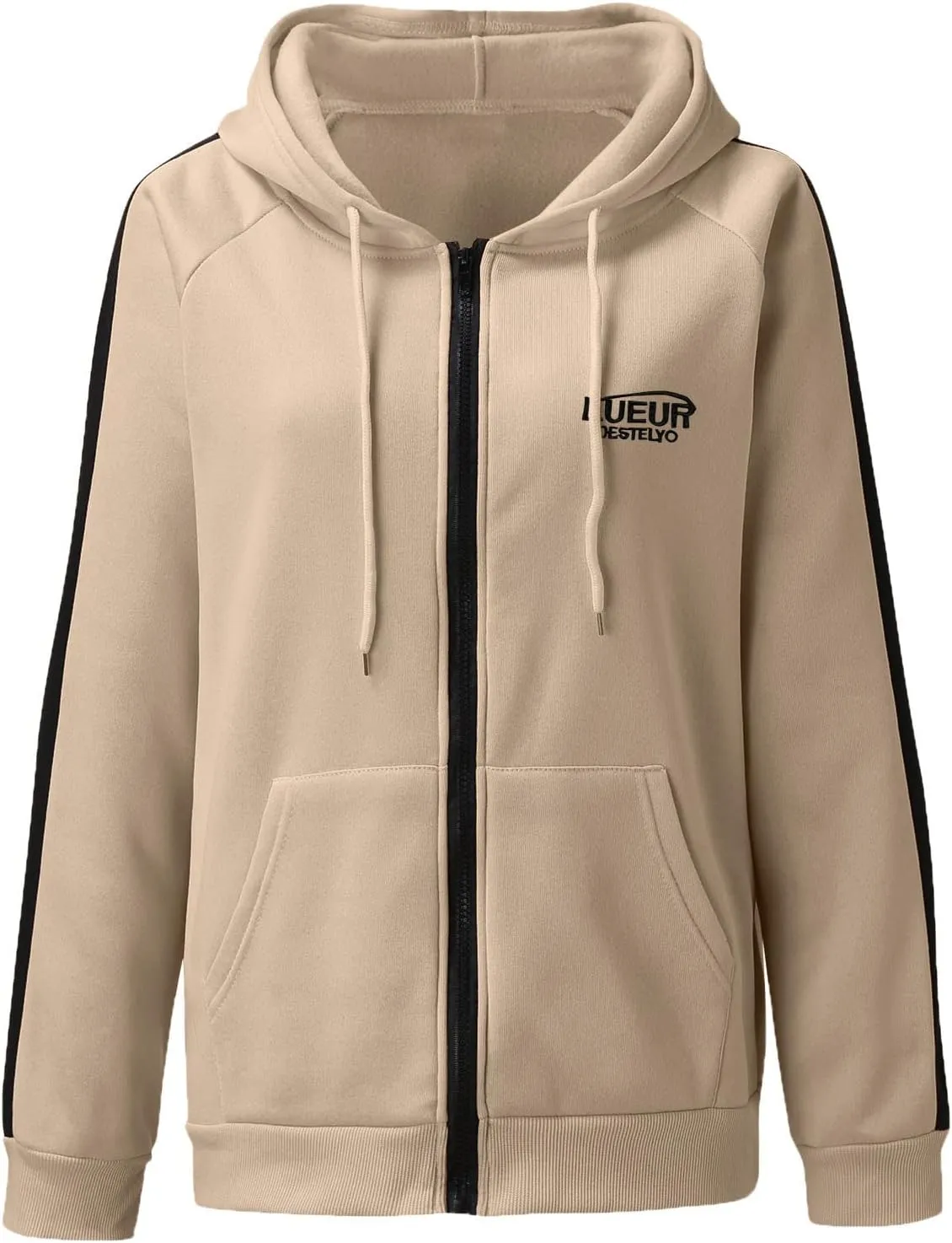 Zip Up Hoodies for Women Plus Size Oversized Aesthetic Grunge Cute Y2K Hoodies Teen Girls Trendy Baggy Sweatshirt