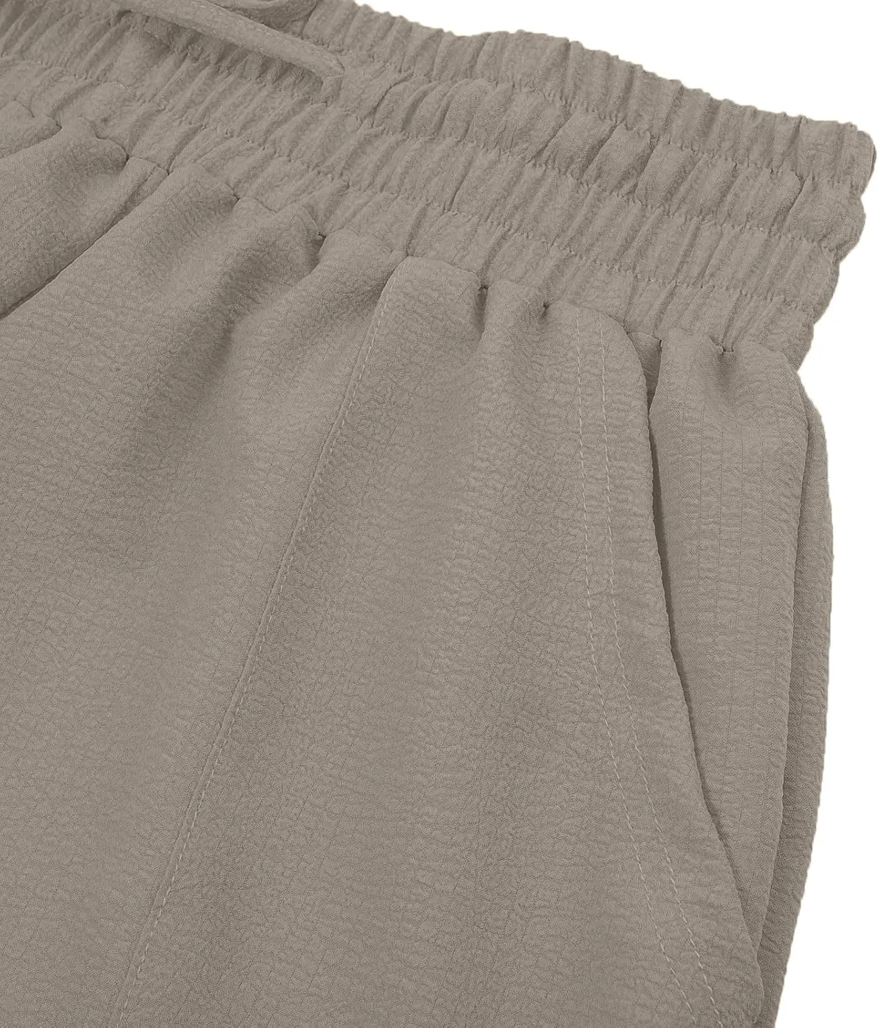 ZOCANIA Boho Pants for Womens Cotton Linen Ruffle Wide Leg Palazzo Pants Casual Lounge Trousers Summer Beach Baggy Joggers